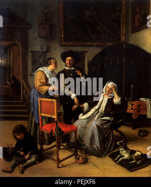 Visite du médecin, Steen, Jan Banque D'Images
