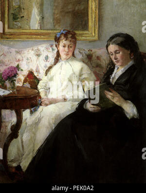 La mère et la soeur de l'artiste, Morisot, Berthe Banque D'Images