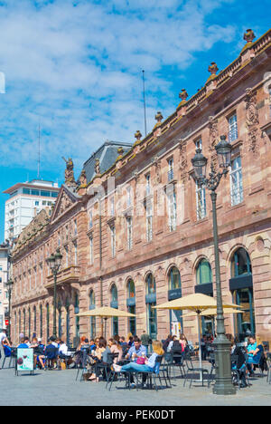 La Place Kléber, la Grande Ile, Strasbourg, Alsace, France Banque D'Images