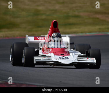 Michael Lyons, Lola T400, Derek Bell, Trophée Formule 5000, Formule 2, Formule 3, Formule Atlantique, Formula Ford 2000, légendes de Brands Hatch SuperPri Banque D'Images