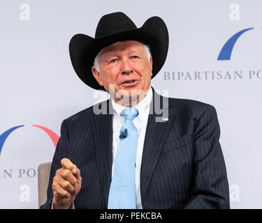 Foster Friess lors de la restauration de la démocratie de notre programme à la politique bipartite Center à Washington, DC Le 17 avril, 2018 Banque D'Images