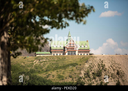 Le Prince de Galles hotel à Waterton Banque D'Images