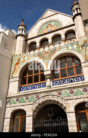 Royaume-uni, Angleterre, Bristol, rue Large, Edward Everard, imprimerie, 1900 façade art nouveau par William Neatby Banque D'Images