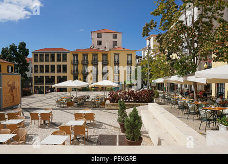 L'un de la ville de Funchal Madère carré Banque D'Images