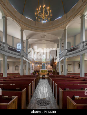 St George's Church (rond) au 2222, rue Brunswick, à Halifax, Nouvelle-Écosse le 16 juillet 2018 Banque D'Images