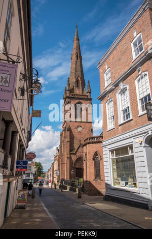 La Guildhall, anciennement l'église Holy Trinity dans le Watergate Street, Chester. Banque D'Images