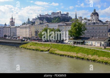 La ville historique de Salzbourg en Autriche Banque D'Images