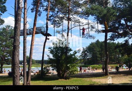 Janow Lubelski, Pologne - 07 août 2018 : Parc de Janow Lubelski, Pologne Banque D'Images