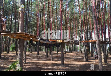 Janow Lubelski, Pologne - 07 août 2018 : Parc de Janow Lubelski, Pologne Banque D'Images