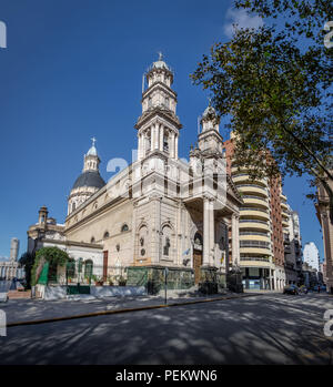 Basilique Cathédrale de Notre Dame du Rosaire - Rosario, Santa Fe, Argentine Banque D'Images