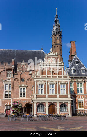 Hôtel de ville historique dans le centre de Haarlem, Pays-Bas Banque D'Images