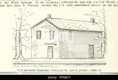 Image réalisée à partir d'archive historique page 622 de "Robertson's Landmarks de Toronto. Une collection d'esquisses historiques de l'ancienne ville de York à partir de 1792 jusqu'en 1833 (jusqu'à 1837) et de Toronto de 1834 à 1893 (1914). Gravures ... aussi ... Publi 1208. Banque D'Images