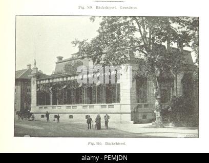 Image réalisée à partir d'archive historique de la page 626 de "trassburg und seine Bauten. Herausgegeben vom Architekten- und Ingenieur-Verein fu u0308r Elsass-Lothringen. 655 Abbildungen mit en texte, etc' Banque D'Images