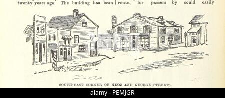 Archives historiques Image réalisée à partir de la page 614 "Robertson's Landmarks de Toronto. Une collection d'esquisses historiques de l'ancienne ville de York à partir de 1792 jusqu'en 1833 (jusqu'à 1837) et de Toronto de 1834 à 1893 (1914). Gravures ... aussi ... Publi 0648. Banque D'Images