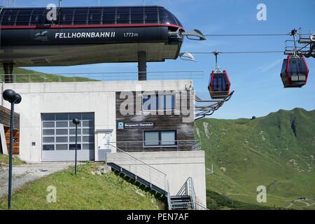 Excursion d'une journée sur la montagne dans les alpes Fellhorn Banque D'Images