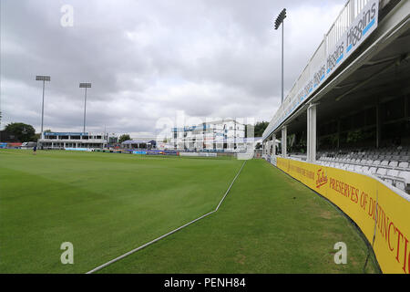 Vue générale à la recherche de la position d'avance sur Tom Pearce Essex Eagles vs Glamorgan, NatWest T20 Blast de cricket au Cloudfm County Ground le 16 juillet Banque D'Images