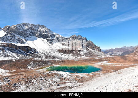 Le Lac de lait, Parc National, Daocheng Yading, Sichuan, Chine Banque D'Images