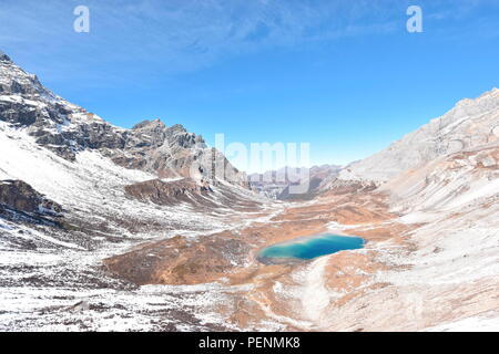 Le Lac de lait, Parc National, Daocheng Yading, Sichuan, Chine Banque D'Images