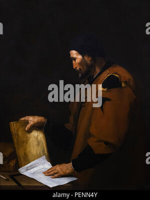 Aristote, Jusepe DE RIBERA, 1637, Indianapolis Museum of Art, Indianapolis, Indiana, USA, Amérique du Nord Banque D'Images