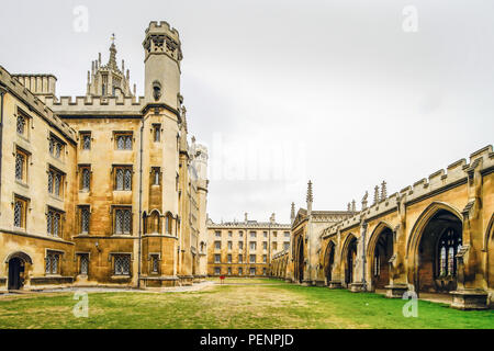 St John's College de Cambridge, Royaume-Uni Banque D'Images