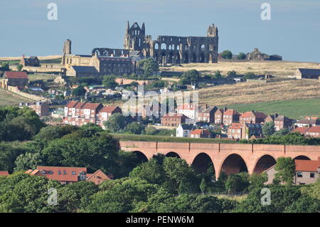 L'Abbaye de Whitby, North Yorkshire, England UK Banque D'Images