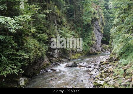 Excursion d'une journée sur l'Breitachklamm à Oberstdorf Allemagne Banque D'Images