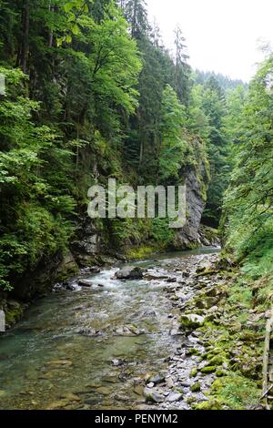 Excursion d'une journée sur l'Breitachklamm à Oberstdorf Allemagne Banque D'Images