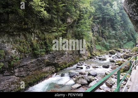 Excursion d'une journée sur l'Breitachklamm à Oberstdorf Allemagne Banque D'Images