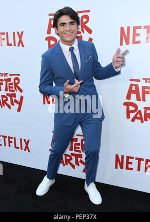 Hollywood, CA, USA. Août 15, 2018. HARRISON HOLZER fait une apparition à la Netflix ''party'' Los Angeles Premiere tenue au Arclight Hollywood. Credit : Birdie Thompson/AdMedia/ZUMA/Alamy Fil Live News Banque D'Images