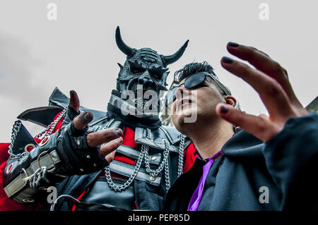 Sao Paulo, Brésil. 16 Aug 2018. SAO PAULO SP, SP 16/08/2018 DAYLIFE SP:horreur rencontrez les cinéastes à Sao Paulo le jeudi. Credit : Cris Faga/ZUMA/Alamy Fil Live News Banque D'Images