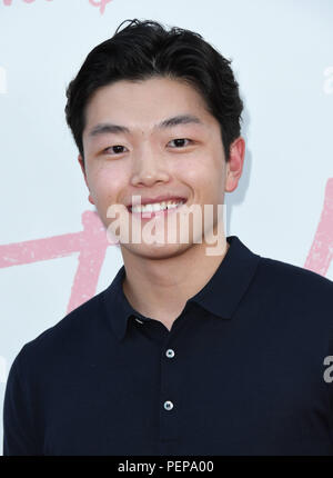 Culver City, CA, USA. Août 16, 2018. 16 août 2018 - Culver City, Californie - Alex Shibutani. ' ' ' ' ' ''Netflix tous les garçons J'ai aimé avant'' Dépistage de Los Angeles tenu au Arclight Culver City. Crédit photo : Birdie Thompson/AdMedia Crédit : Birdie Thompson/AdMedia/ZUMA/Alamy Fil Live News Banque D'Images