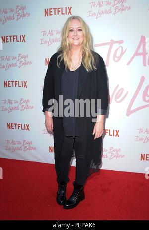 Culver City, USA. Août 16, 2018. Susan Johnson aux arrivées POUR TOUS LES GARÇONS J'ai AIMÉ AVANT PREMIERE sur Netflix, Arclight Culver City, Culver City, CA, le 16 août 2018. Credit : Elizabeth Goodenough/Everett Collection/Alamy Live News Banque D'Images