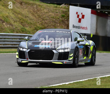 Bartosz Paziewski, Audi R8 LMS GT4, Audi Sport Seyffarth R8 LMS Cup, course de DTM, Deutsche Tourenwagen Masters, Grand Prix, Brands Hatch, Banque D'Images