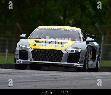 Mathias Kampf, Audi R8 LMS GT4, Audi Sport Seyffarth R8 LMS Cup, course de DTM, Deutsche Tourenwagen Masters, Grand Prix, Brands Hatch, Ken Banque D'Images