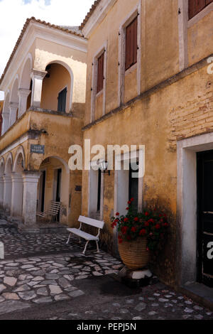 DANILIA CORFU VILLAGE. AKA BOUAS Banque D'Images