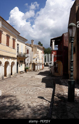 DANILIA CORFU VILLAGE. AKA BOUAS Banque D'Images