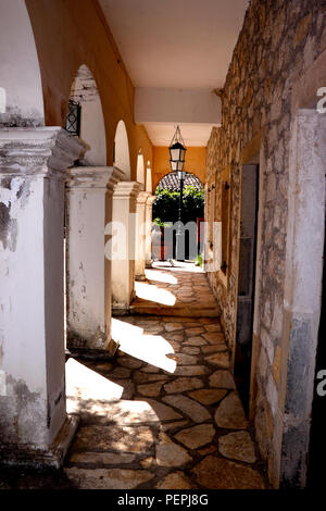 DANILIA CORFU VILLAGE. BOUAS Banque D'Images