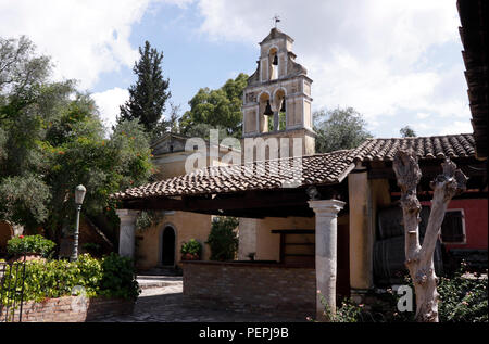 DANILIA CORFU VILLAGE. BOUAS Banque D'Images