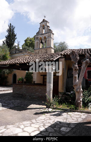 DANILIA CORFU VILLAGE. BOUAS Banque D'Images