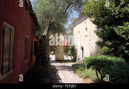 DANILIA CORFU VILLAGE. AKA BOUAS Banque D'Images