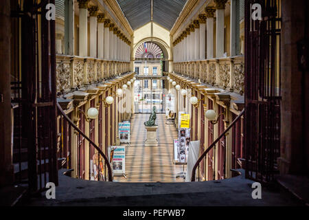 Passage couvert, Balthus, passage à Autun, Bourgogne, France prise le 18 juin 2013 Banque D'Images