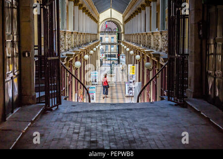 Passage couvert, Balthus, passage à Autun, Bourgogne, France prise le 18 juin 2013 Banque D'Images