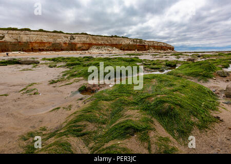 Paysage d'old hunstanton cliffs Banque D'Images