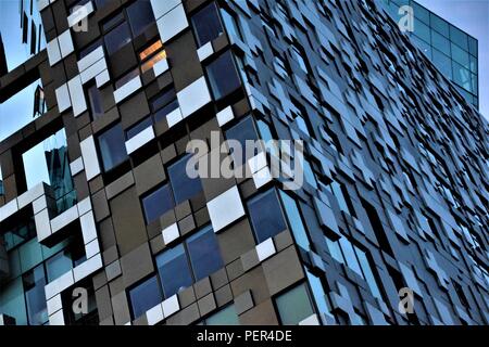 Le Cube à Birmingham England 2018 Banque D'Images