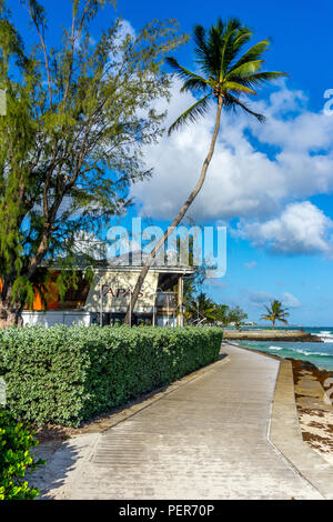 La Richard Haynes, Rockley Beach Boardwalk, Bridgetown, Barbade, Banque D'Images