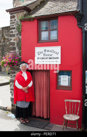 La plus petite maison en Grande-Bretagne, Conwy, au nord du Pays de Galles