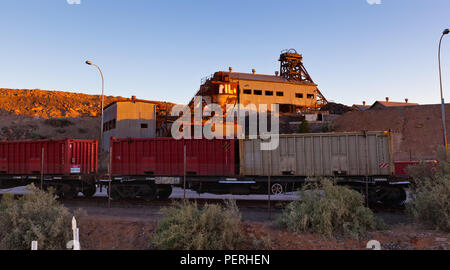 La ville minière de Broken Hill en Nouvelle-Galles du Sud en Australie Banque D'Images
