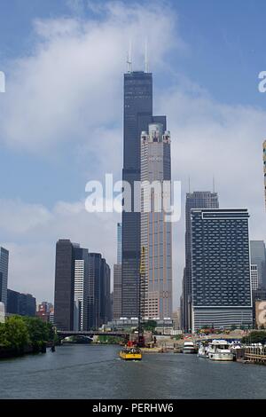 Willis Tower Chicago Illinois Banque D'Images