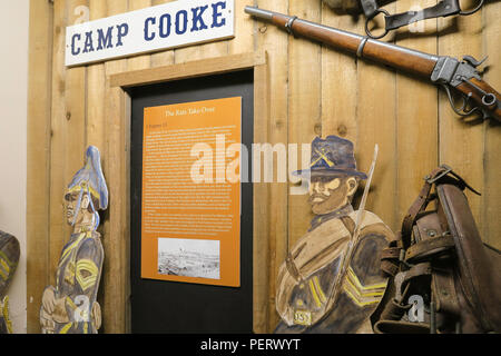 Musée du Missouri supérieur à Fort Benton, au Montana, USA Banque D'Images