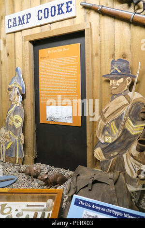 Musée du Missouri supérieur à Fort Benton, au Montana, USA Banque D'Images